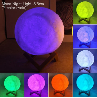 RGB Moon Lamp